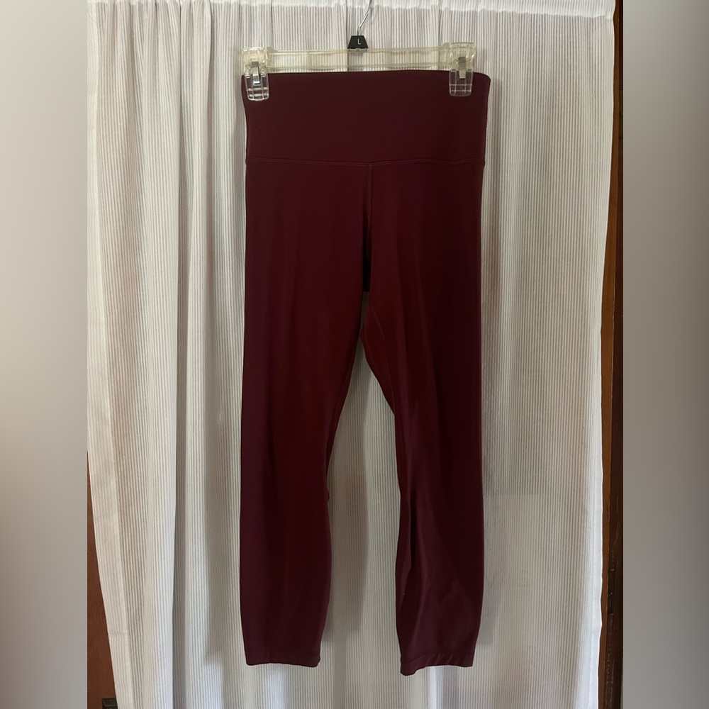 lululemon athletica Burgundy Leggings